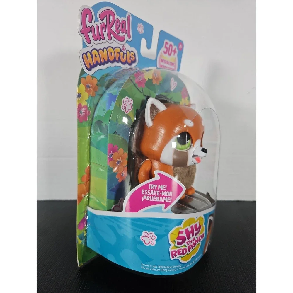 FurReal Handfuls Shy the Red Panda Interactive Toy 50+ Sounds Reactions New